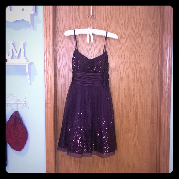 plum colored homecoming dresses
